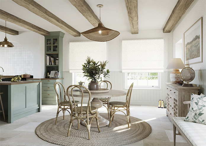 Rebecca, Bud Green - Twist&Fit Roman Blind - Image 7